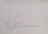 Bookworm deep sea mermaid
